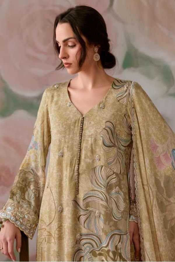 Kimora Fashion Heer Rani Bagh Pure Chinnon Suit H-0096