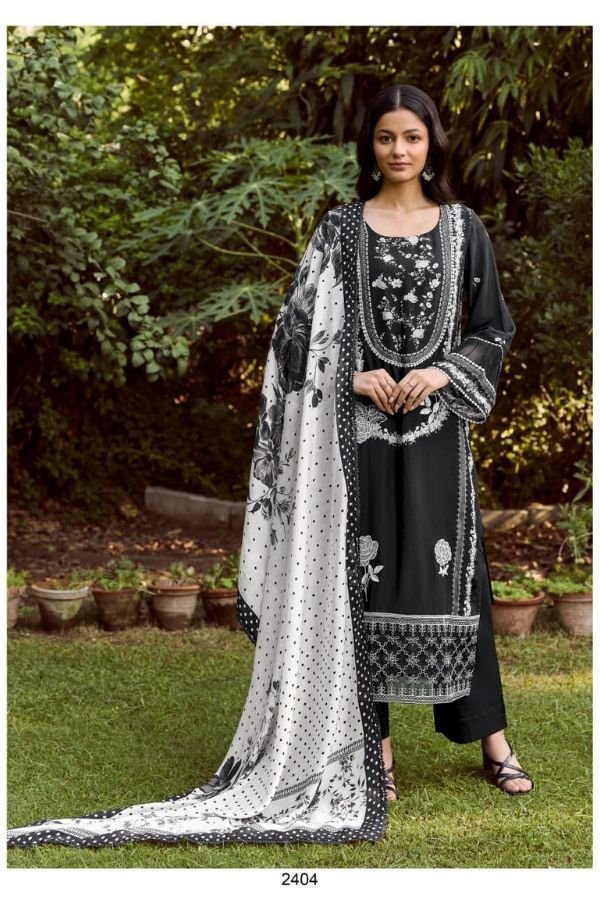 Kimora Fashion Roshnai Pure Muslin Ladies Suit 2404