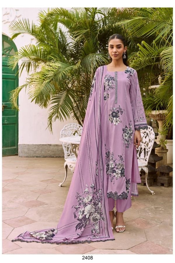 Kimora Fashion Shaam Pure Muslin Ladies Suit 2408