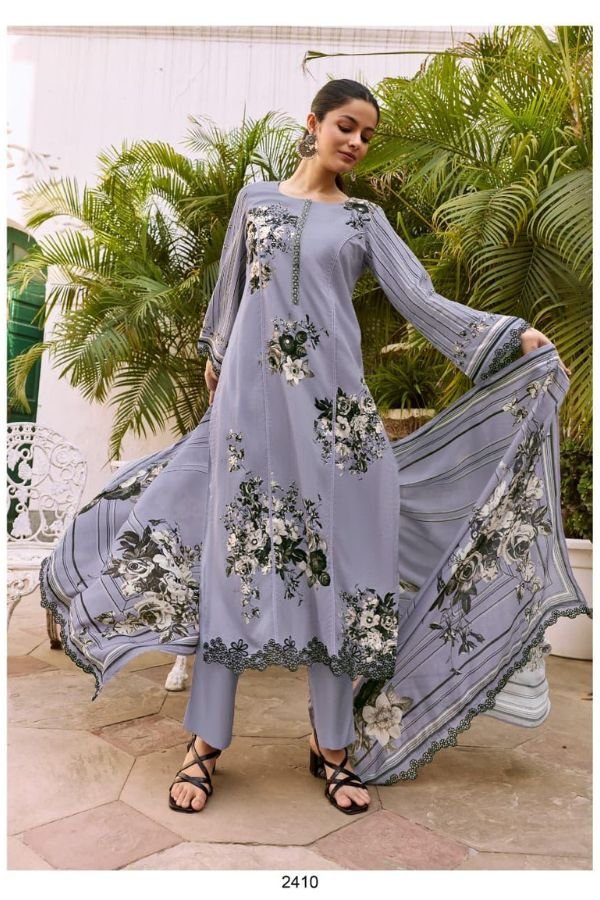 Kimora Fashion Shaam Pure Muslin Ladies Suit 2410