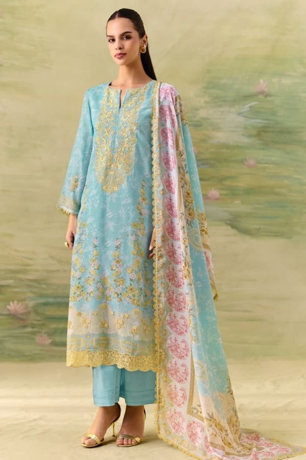 Kimora Fashion Sohni Season Pure Muslin Ladies Suit 873