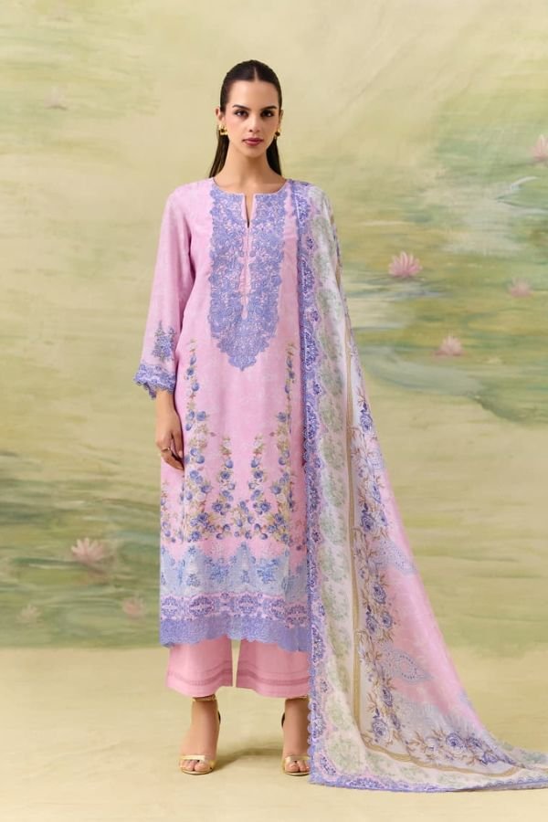 Kimora Fashion Sohni Season Pure Muslin Ladies Suit 874
