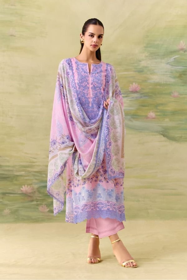 Kimora Fashion Sohni Season Pure Muslin Ladies Suit 874