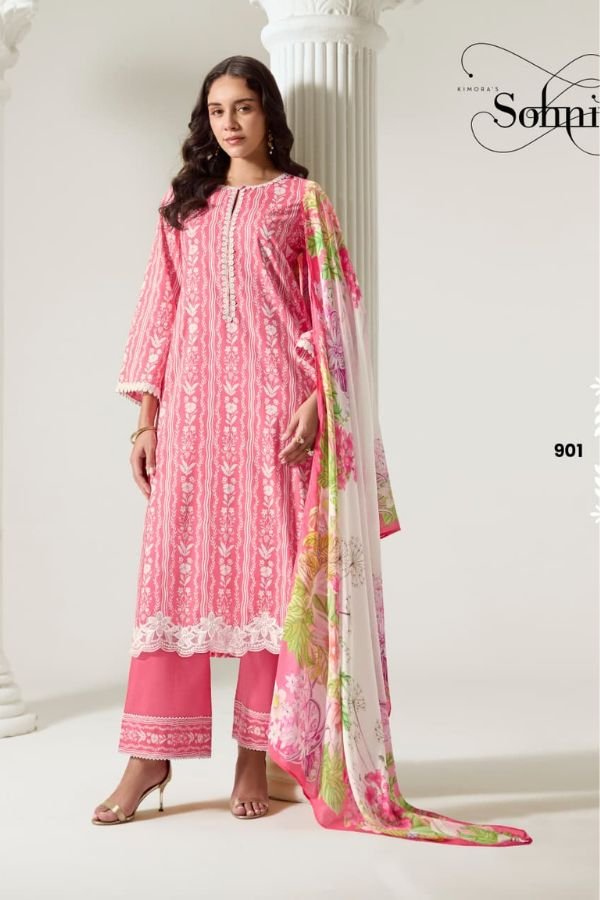 Kimora Fashion Sohni Secret Pure Muslin Ladies Suit 901