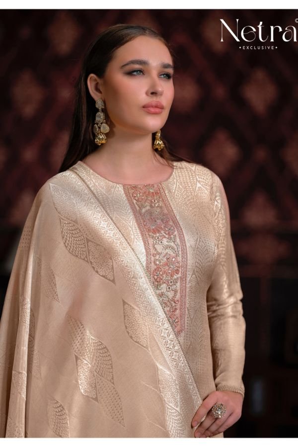 Netra Exclusive Aliya Pure Bemberg Silk Suit NE-C 2118 A