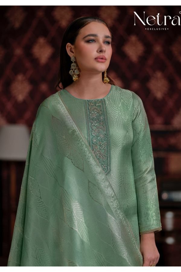 Netra Exclusive Aliya Pure Bemberg Silk Suit NE-C 2118 F