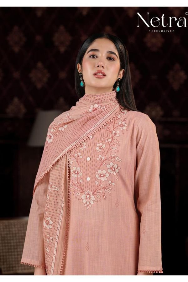 Netra Exclusive Charika Pure Banarasi Mul Suit NE-C 2197 A
