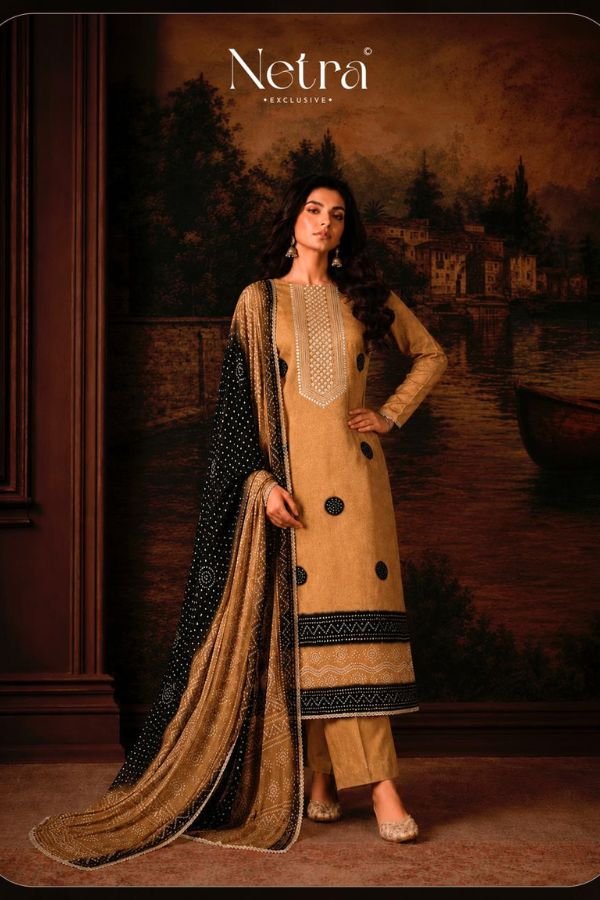 Netra Exclusive Gajji Vol-01 Gajji Silk Suit NE-C 2204 C