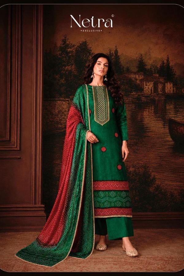 Netra Exclusive Gajji Vol-01 Gajji Silk Suit NE-C 2204 E