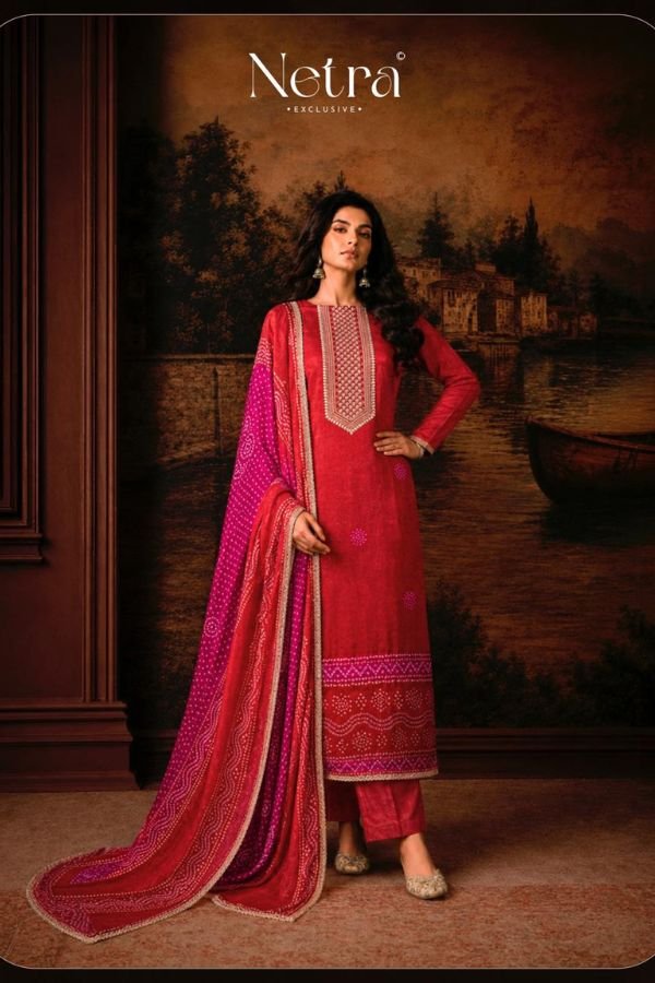 Netra Exclusive Gajji Vol-01 Gajji Silk Suit NE-C 2204 F