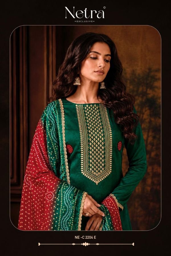 Netra Exclusive Gajji Vol-01 Gajji Silk Suit NE-C 2204 E