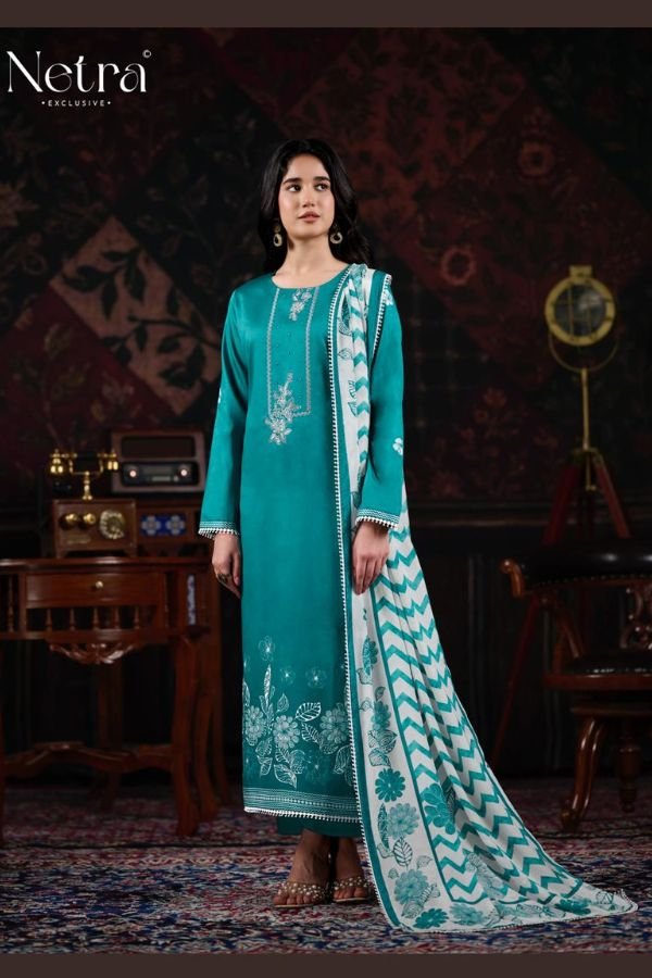 Netra Exclusive Gamini Pure Cotton Suit NE-C 2207 E