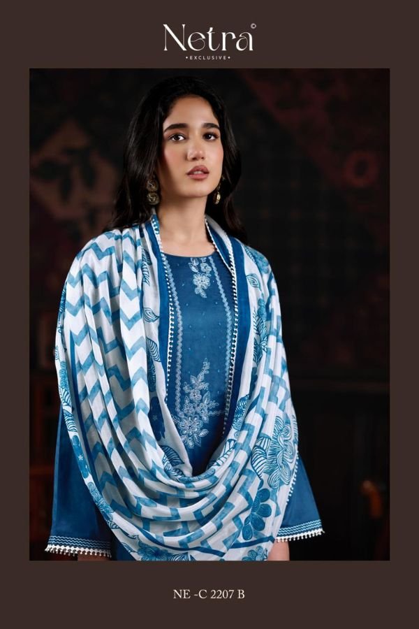 Netra Exclusive Gamini Pure Cotton Suit NE-C 2207 B