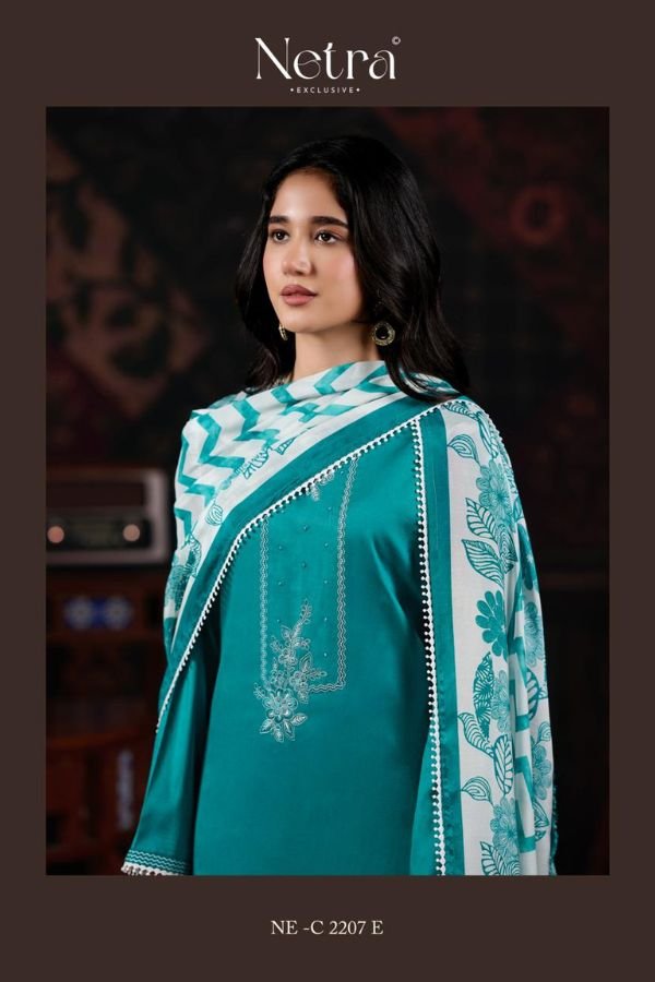 Netra Exclusive Gamini Pure Cotton Suit NE-C 2207 E