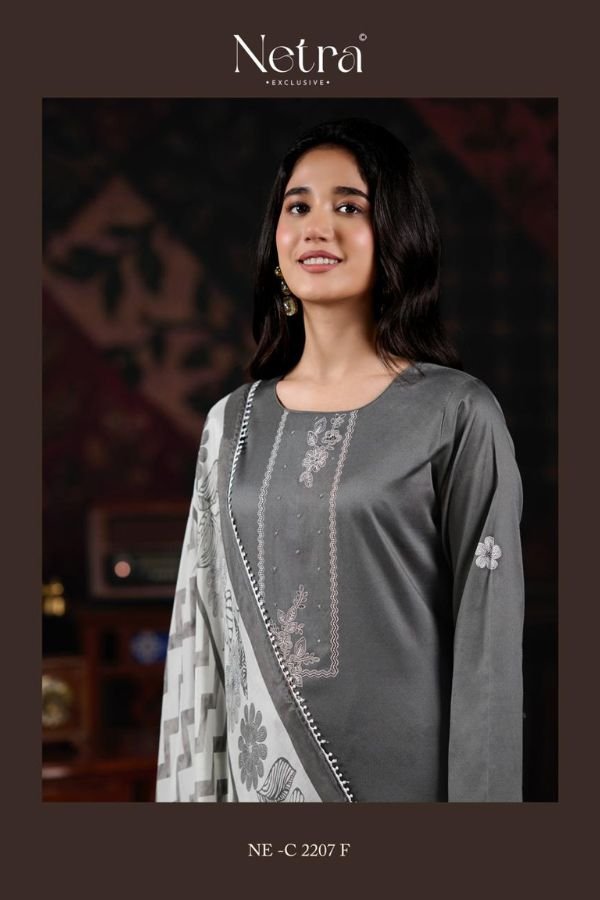 Netra Exclusive Gamini Pure Cotton Suit NE-C 2207 F