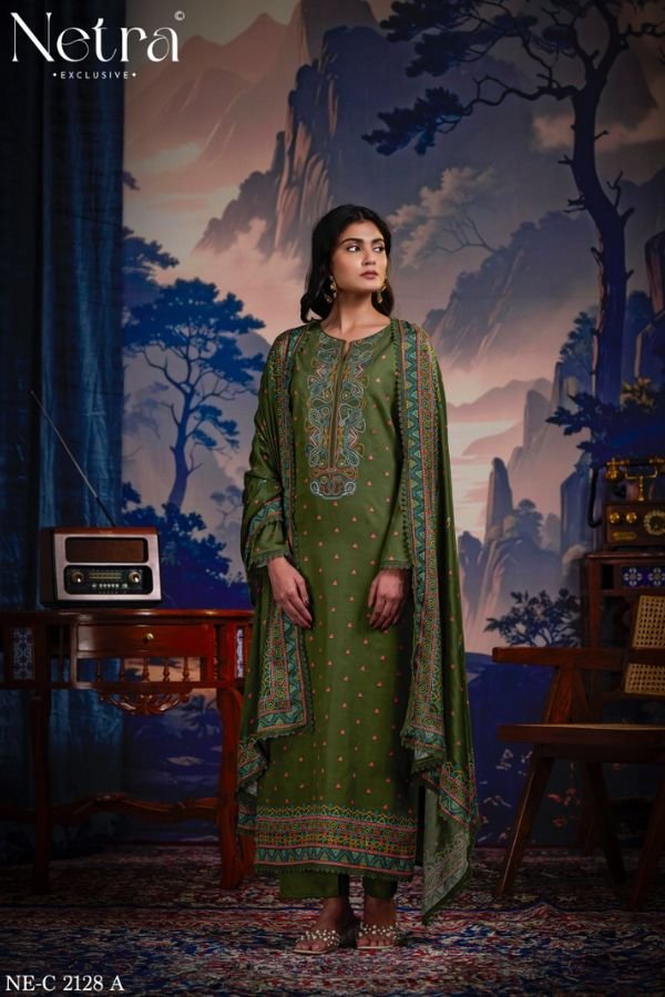 Netra Exclusive Juvi Pure Cotton Suit NE-C 2128 A