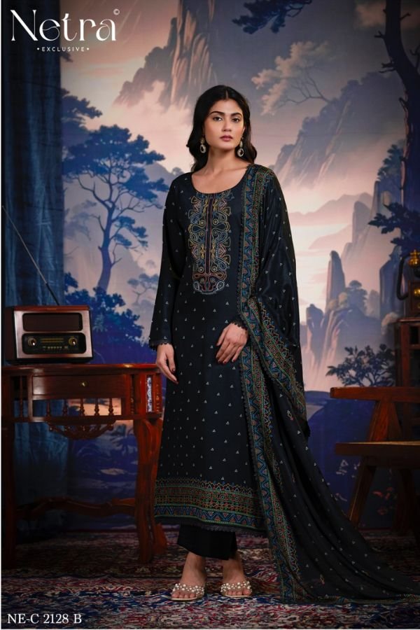 Netra Exclusive Juvi Pure Cotton Suit NE-C 2128 B