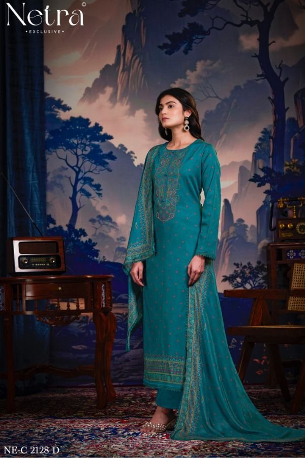 Netra Exclusive Juvi Pure Cotton Suit NE-C 2128 D