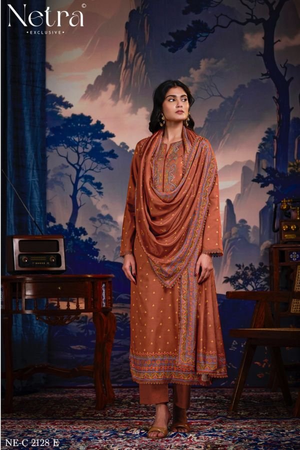 Netra Exclusive Juvi Pure Cotton Suit NE-C 2128 E