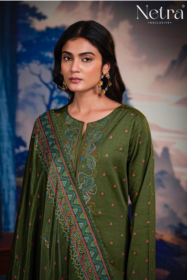 Netra Exclusive Juvi Pure Cotton Suit NE-C 2128 A