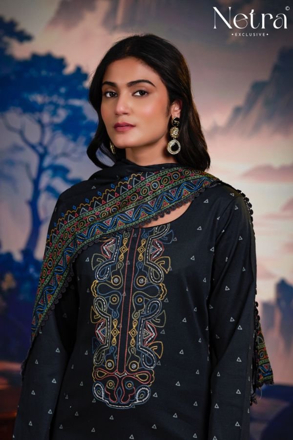 Netra Exclusive Juvi Pure Cotton Suit NE-C 2128 B