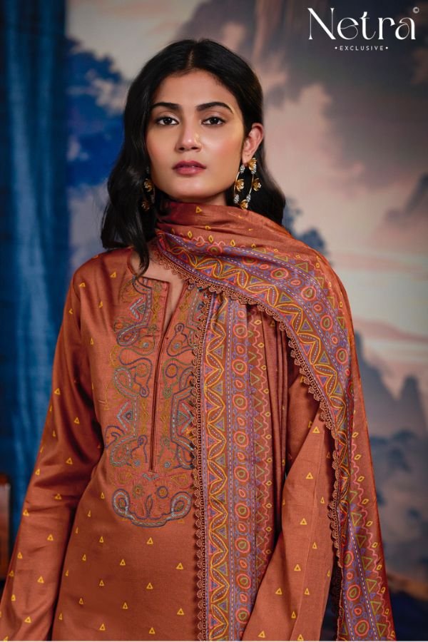 Netra Exclusive Juvi Pure Cotton Suit NE-C 2128 E