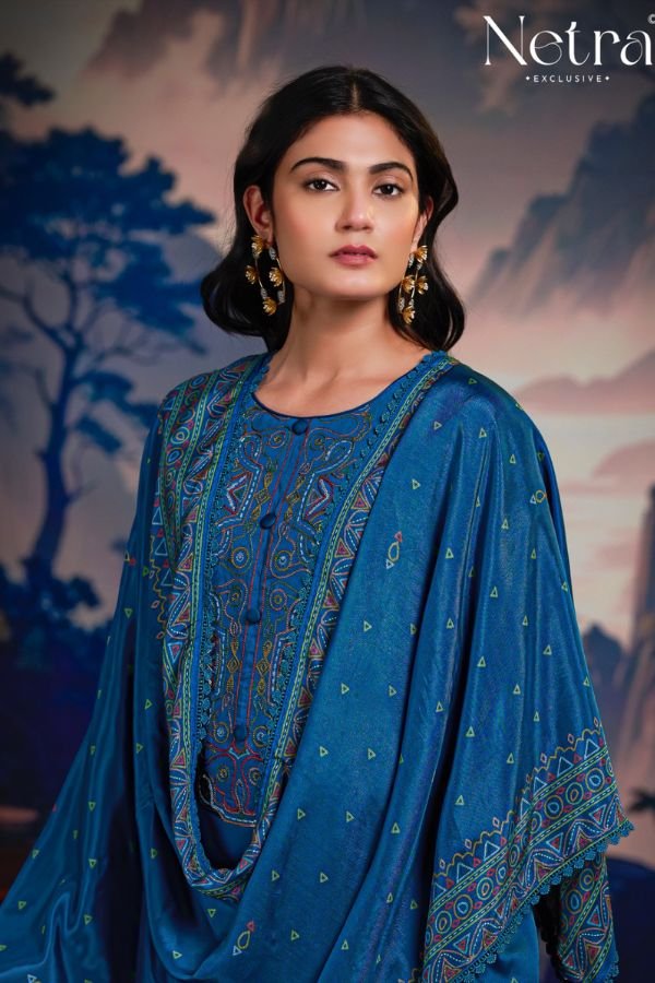 Netra Exclusive Juvi Pure Cotton Suit NE-C 2128 F