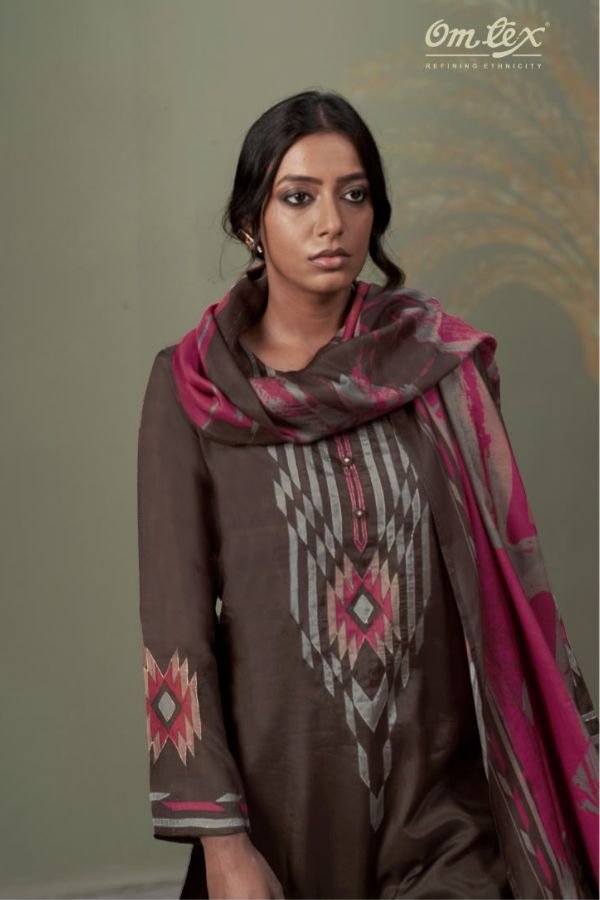 Omtex Adara Muslin Silk Ladies Salwar Suit 15361-D