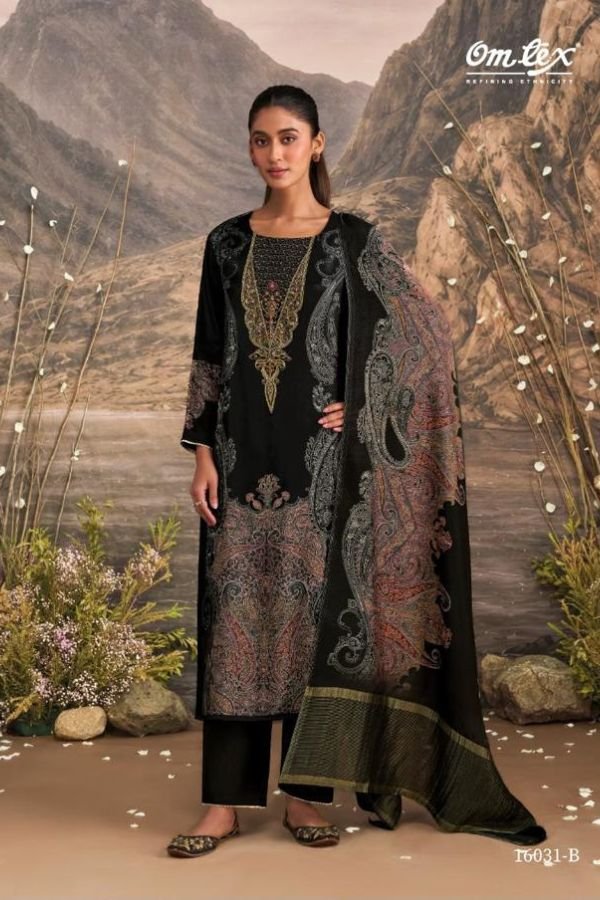 Omtex Ember Muslin Silk Ladies Salwar Suit 16031-B