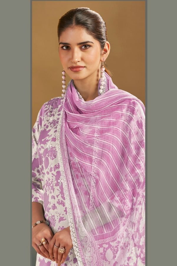 Relssa Fabrics Abir 2 Pure Giza Satin Ladies Suit 201