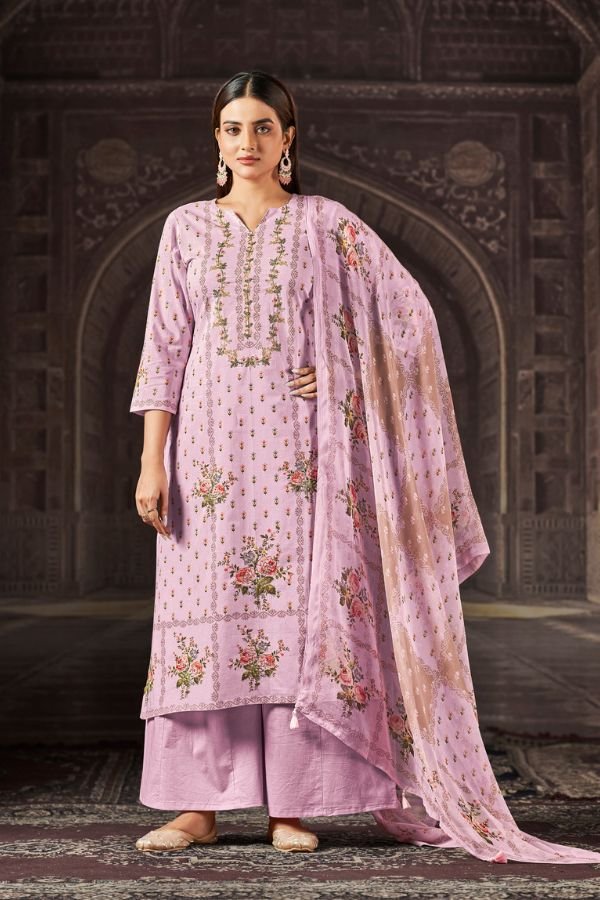 Relssa Fabrics Aliza Superior Cotton Lawn Ladies Suit 101