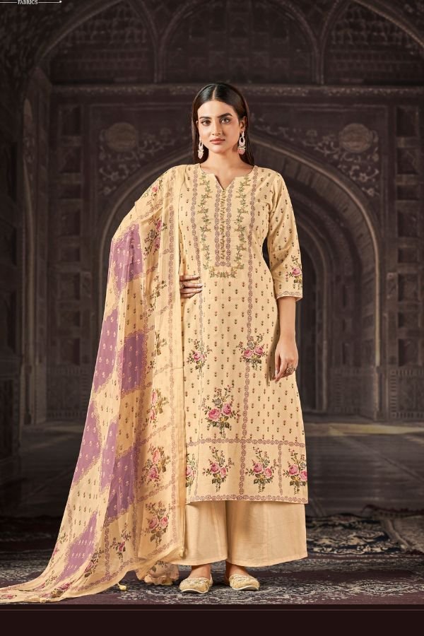 Relssa Fabrics Aliza Superior Cotton Lawn Ladies Suit 103