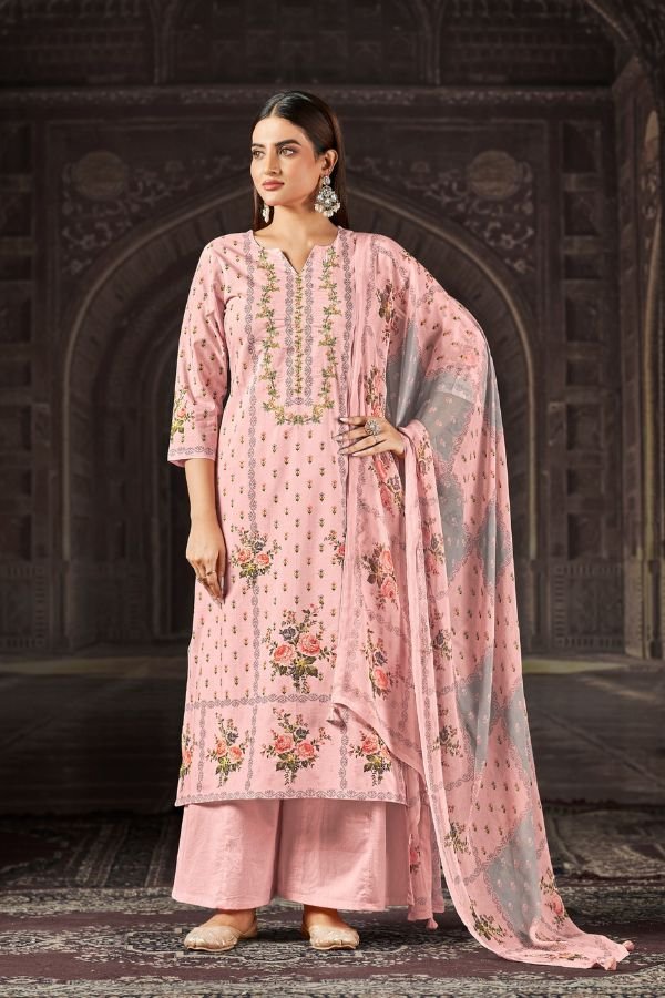 Relssa Fabrics Aliza Superior Cotton Lawn Ladies Suit 104