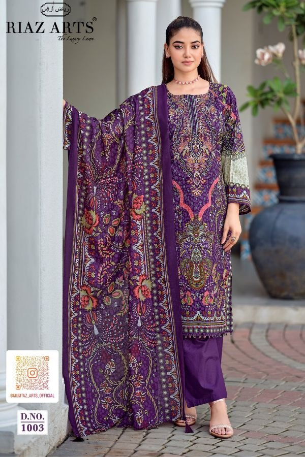 Riaz Arts Nayra Pure Cotton Ladies Salwar Suit 1003