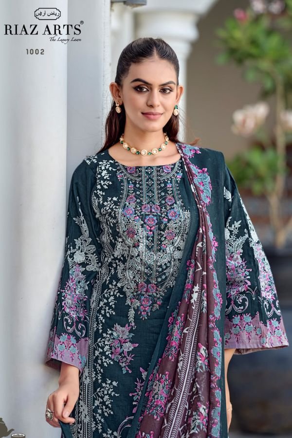 Riaz Arts Nayra Pure Cotton Ladies Salwar Suit 1002