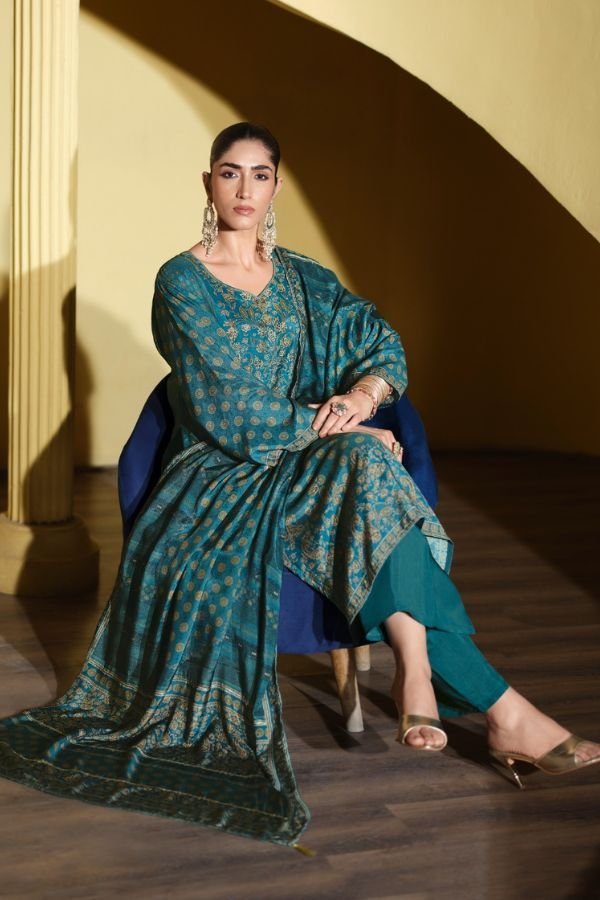 Sanaz Bagh Muslin Ladies Salwar Suit BG-2903