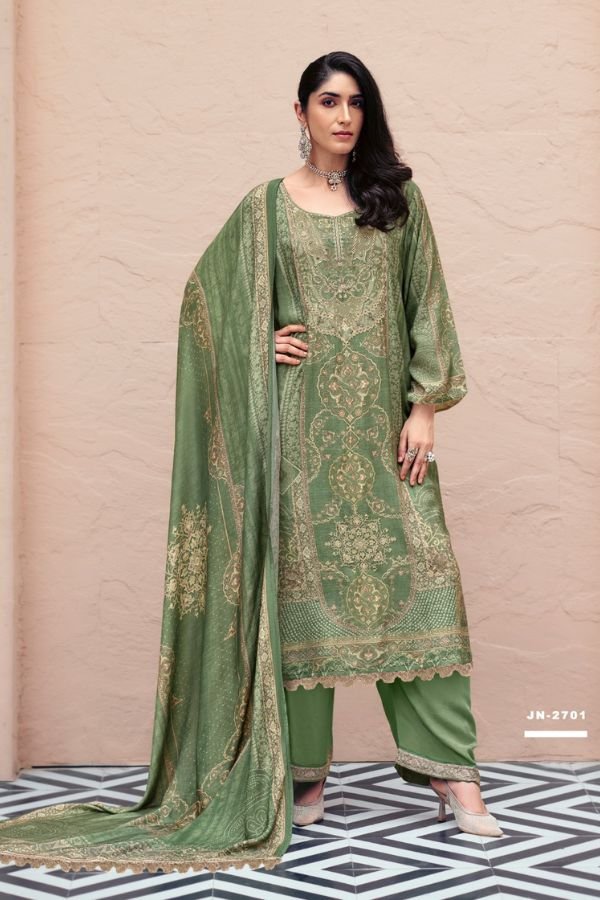 Sanaz Jahaan Muslin Ladies Salwar Suit JN-2701