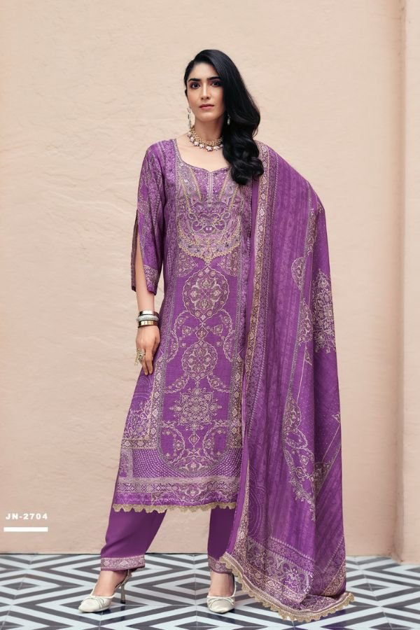 Sanaz Jahaan Muslin Ladies Salwar Suit JN-2704