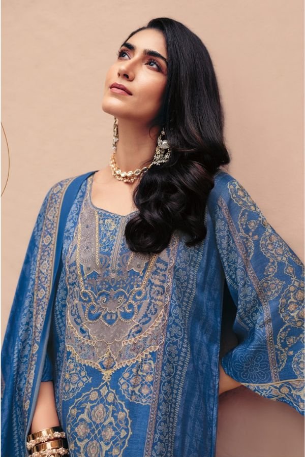Sanaz Jahaan Muslin Ladies Salwar Suit JN-2702