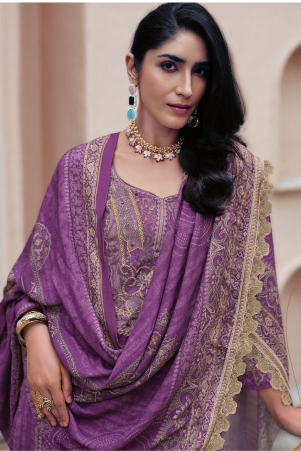 Sanaz Jahaan Muslin Ladies Salwar Suit JN-2704