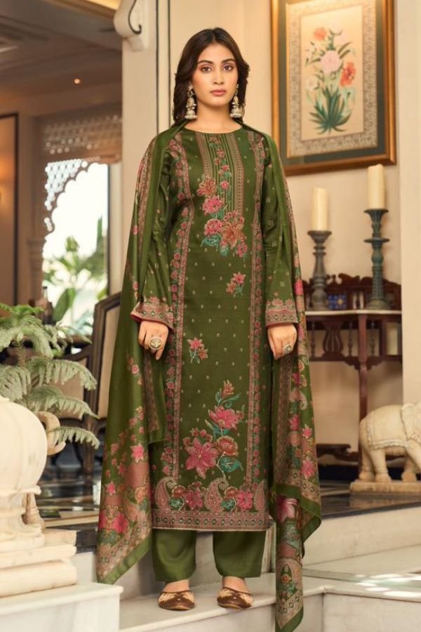 Sunrise Creation Shilpa 8 Jam Satin Ladies Suit 8006