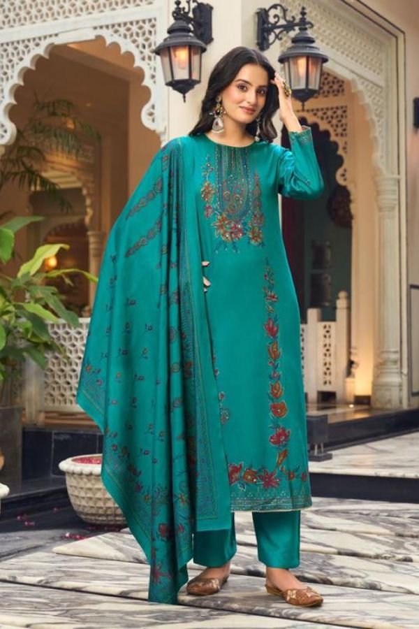 Sunrise Creation Shilpa 8 Jam Satin Ladies Suit 8007