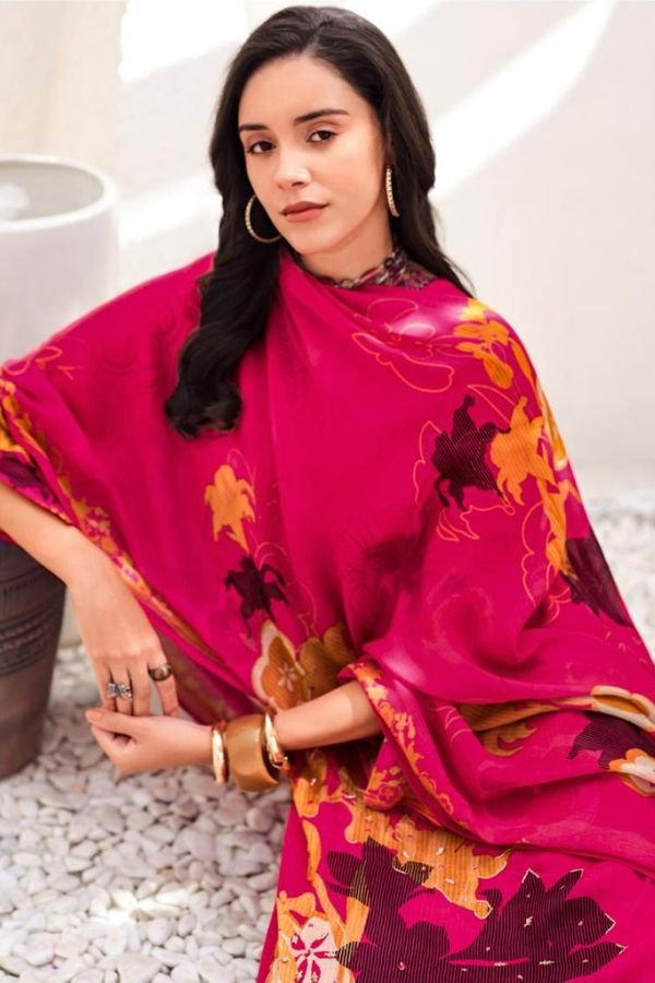 Varsha Fashion Gulraqs Organza Printed Salwar Suit GQ-04