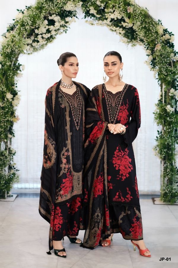 Varsha Fashion Jardin Viscose Muslin Ladies Suit JP-01