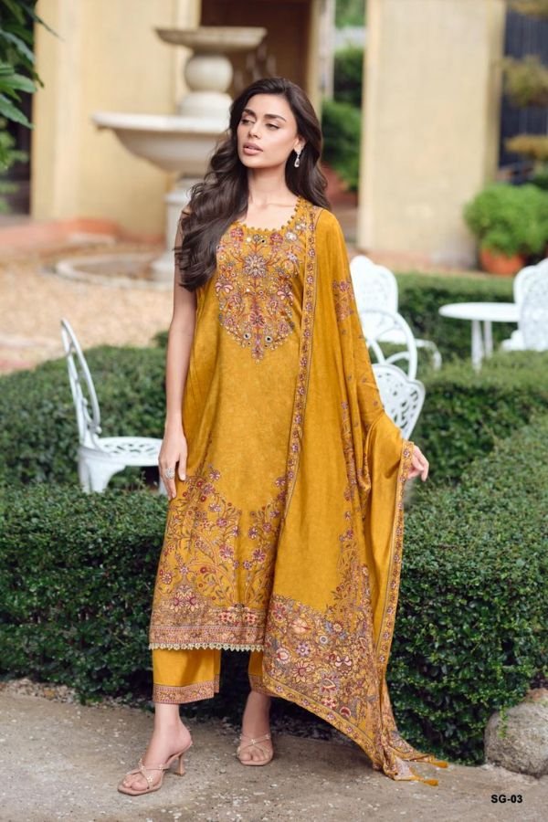 Varsha Fashion Snigdha Viscose Muslin Ladies Suit SG-03