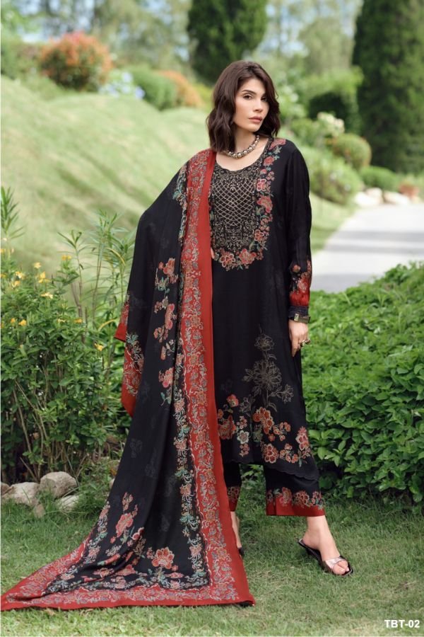 Varsha Fashion The Bloom Theory Viscose Muslin Suit TBT-02