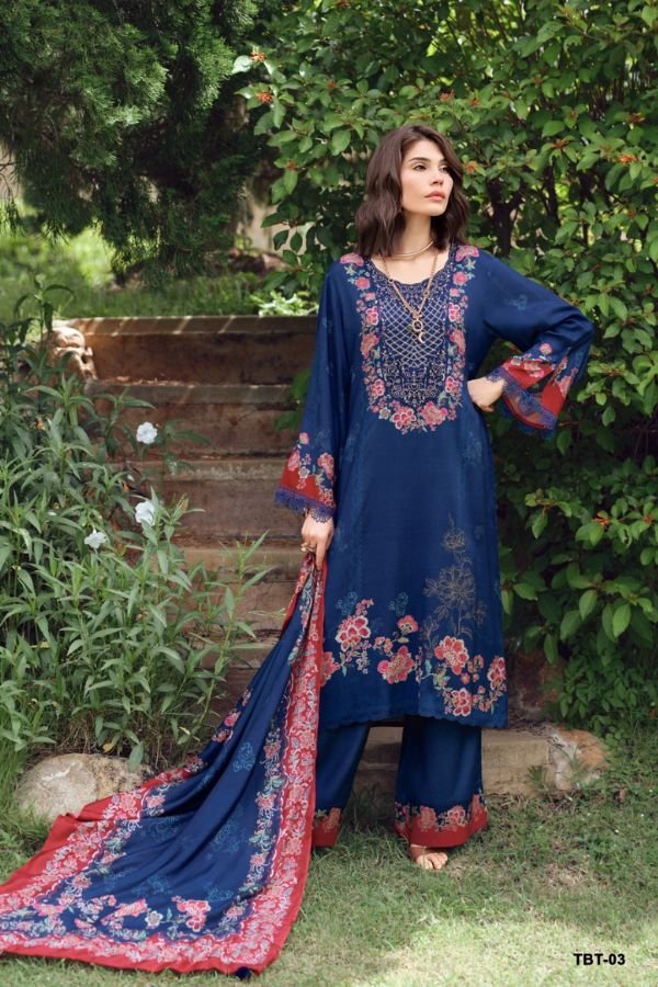 Varsha Fashion The Bloom Theory Viscose Muslin Suit TBT-03