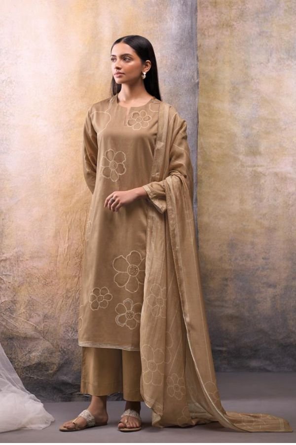 Ganga Fashion Brivaa S5031 Premium Cotton Satin Suit S5031-C