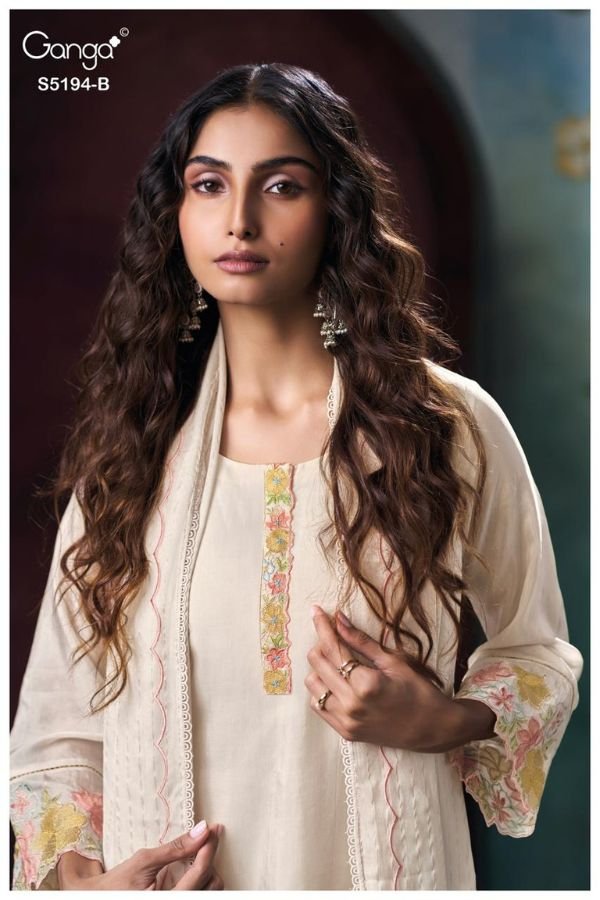 Ganga Fashion Darshvi S5194 Habutai Silk Suit S5194-B