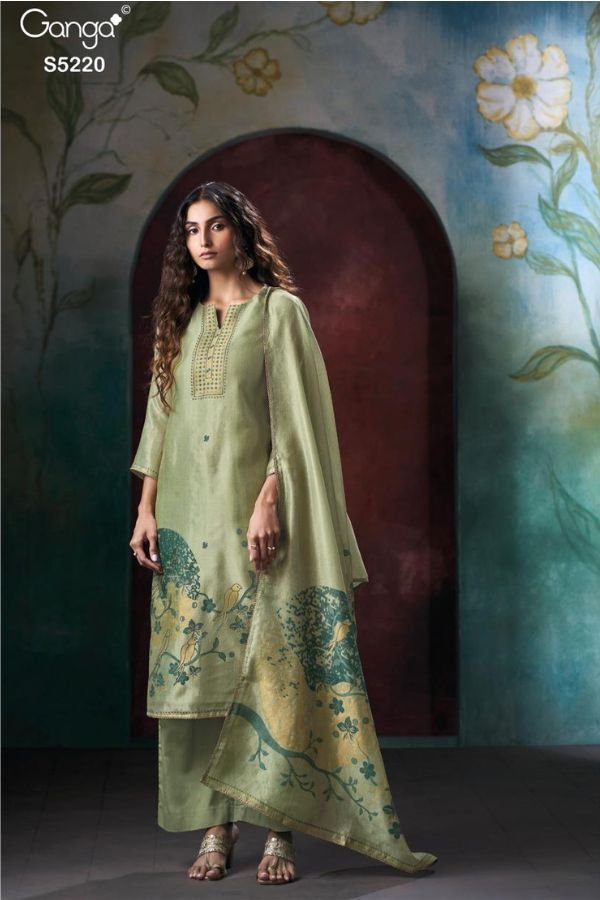 Ganga Fashion Geyana S5220 Silk Salwar Suit S5220